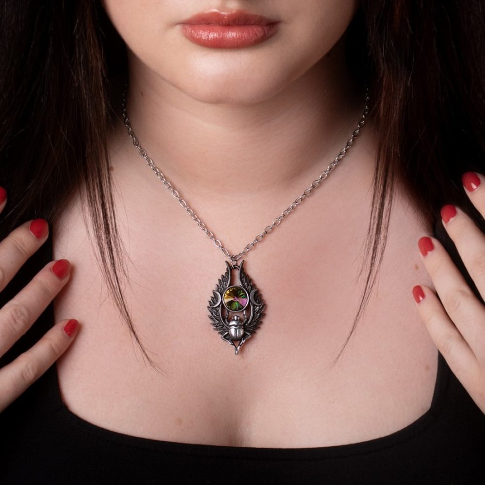 Alchemy - Dea Umbra Nili (Dark Goddess of The Nile) Collier - Couleur argent